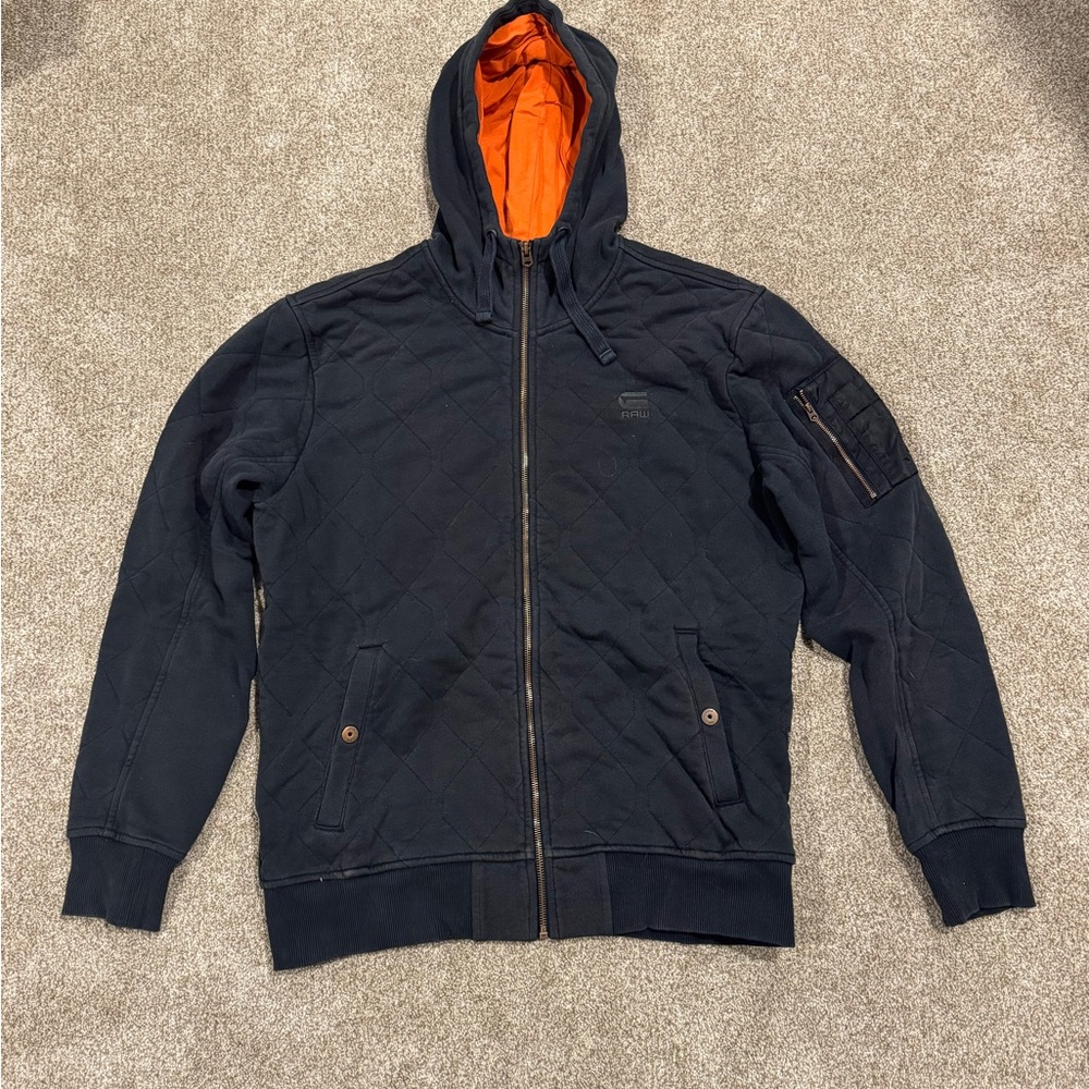 G-Star Orange Quilted Jacket